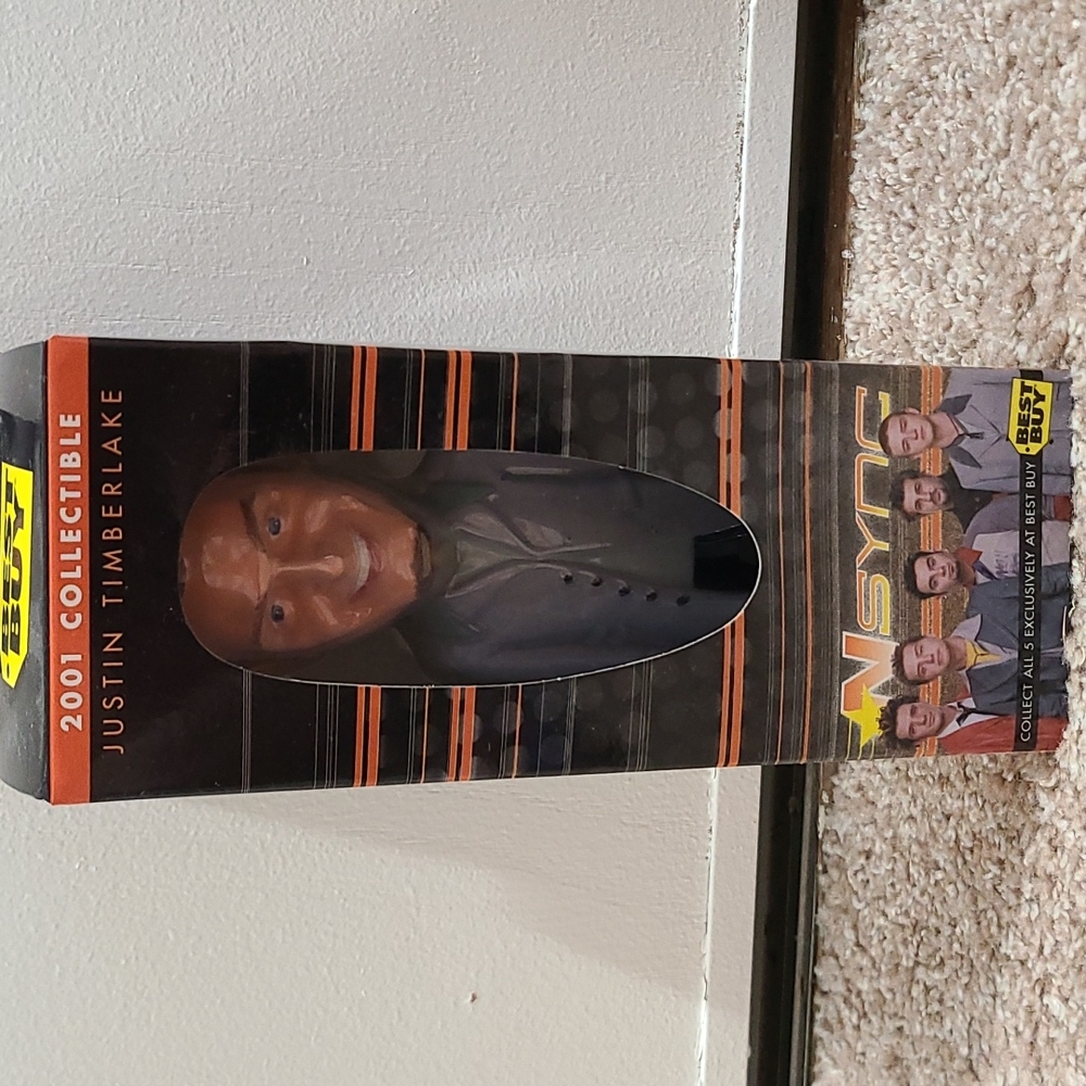 Rare 2001 *NSYNC Justin Timberlake Bobblehead